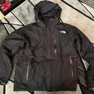 Size Large - North Face Men's Vintage Black Plasma Thermal Hyvent Jacket